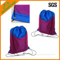 Nonwoven Drawstring Sport Backpack Bag with Eyelet
